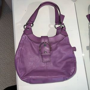 Coach Purple Shoulder bag